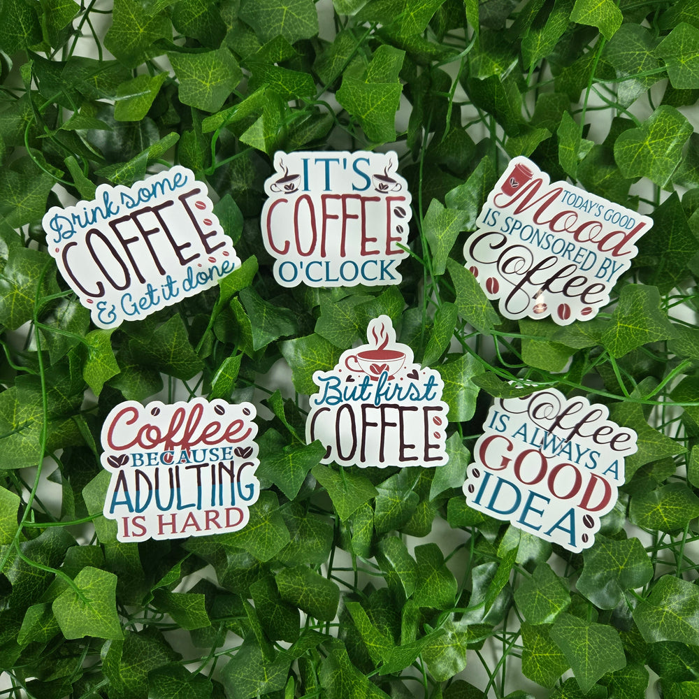 Time for Coffee Sticker (ONLINE ORDER ONLY)