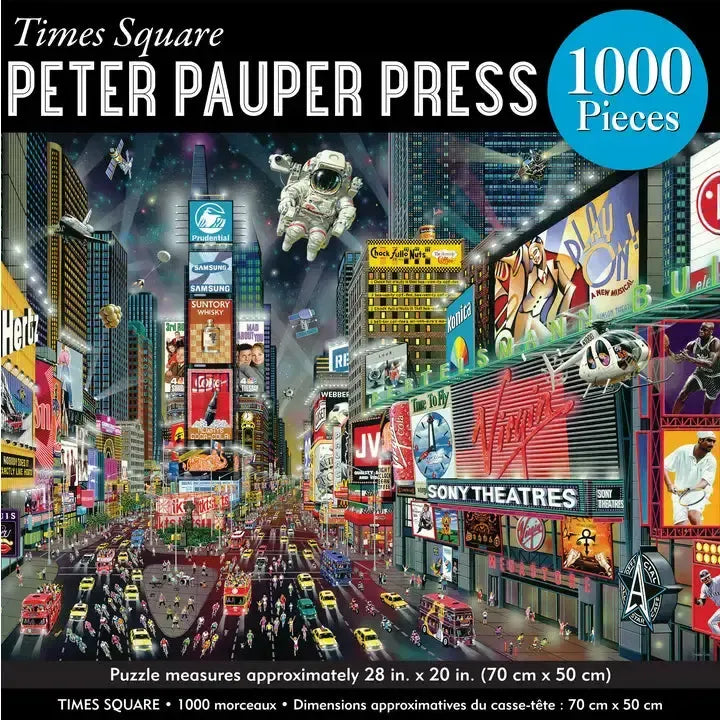 Times Square 1000 Piece Jigsaw Puzzle Peter Pauper (ONLINE ORDER ONLY)