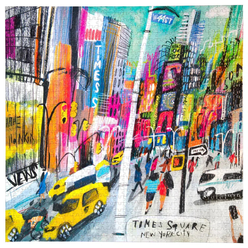 Times Square 1000 Piece Jigsaw Puzzle eeBoo (ONLINE ORDER ONLY)