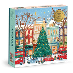 Tinsel City 500 Piece Jigsaw Puzzle Galison (ONLINE ORDER ONLY)