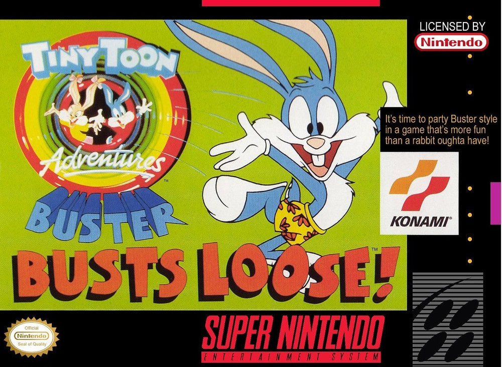 Tiny Toon Adventures: Buster Busts Loose! (Super Nintendo) (Online Order Only)