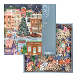 Tis the Season 500 Piece Jigsaw Puzzle PuzzleFolk (ONLINE ORDER ONLY)