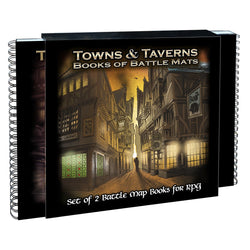 Books of Battle Mats: Towns & Taverns (ONLINE ORDER ONLY)