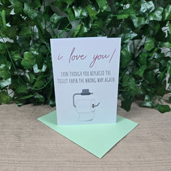 Funny Love Toilet Paper Card (ONLINE ORDER ONLY)