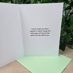 Funny Love Toilet Paper Card (ONLINE ORDER ONLY)