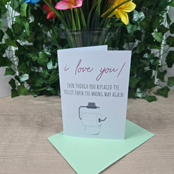 Funny Love Toilet Paper Card (ONLINE ORDER ONLY)