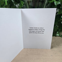 Funny Love Toilet Paper Card (ONLINE ORDER ONLY)