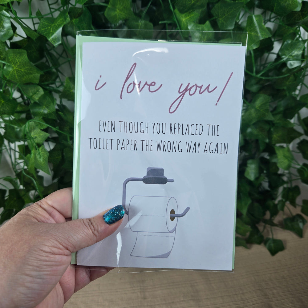 Funny Love Toilet Paper Card (ONLINE ORDER ONLY)