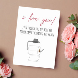 Funny Love Toilet Paper Card (ONLINE ORDER ONLY)