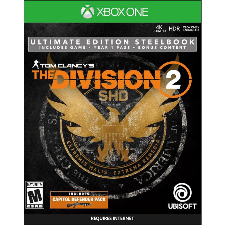The Division 2 Ultimate Edition Steelbook (Xbox One) (Online Only)