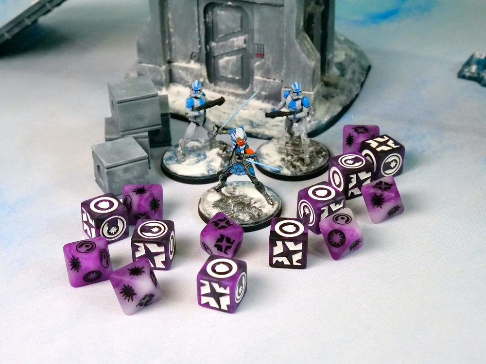 Good Karma (Purple) Galactic Skirmish Dice - Set of 20 (ONLINE ORDER ONLY)