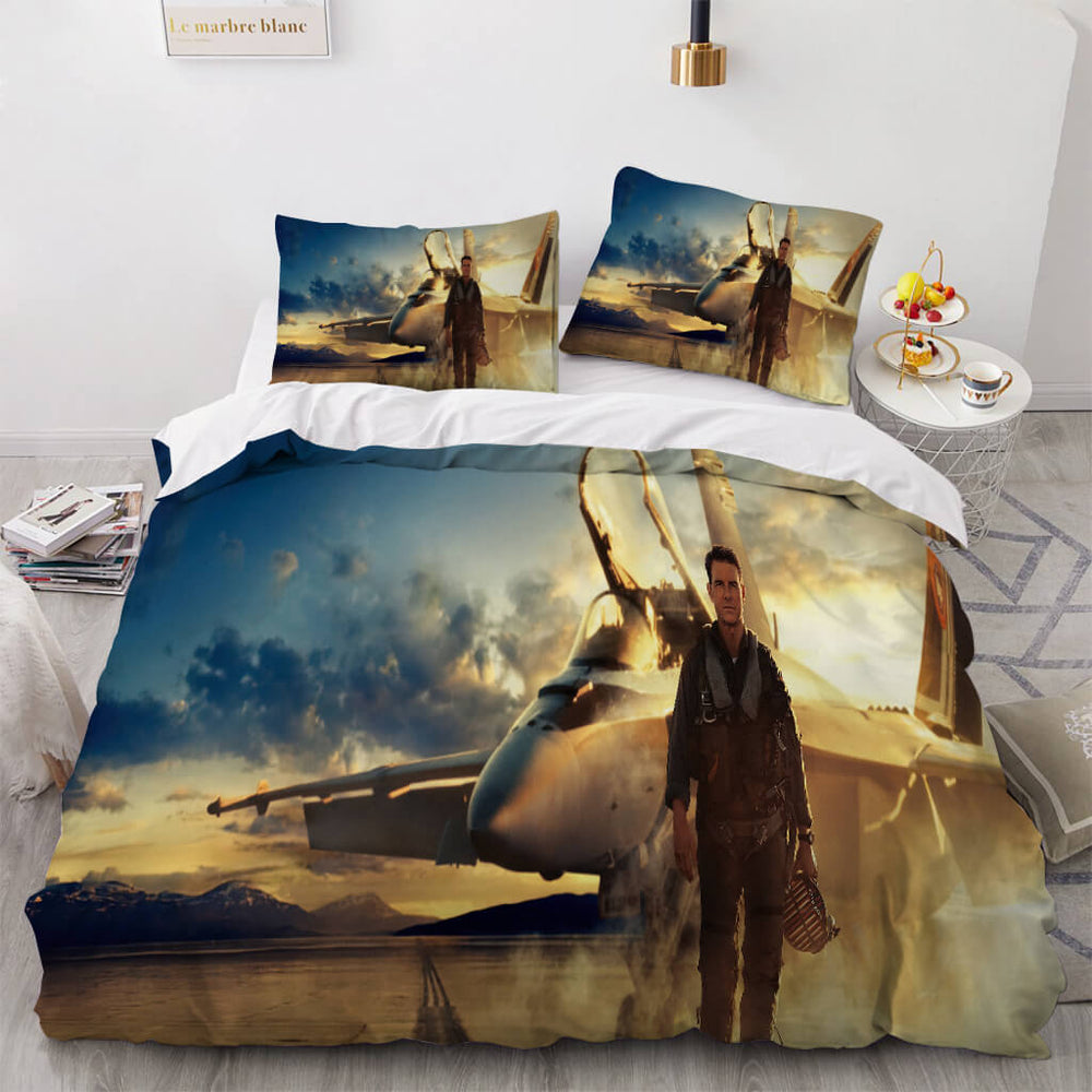Top Gun Maverick Bedding Set Quilt Duvet Without Filler (Online Order Only)
