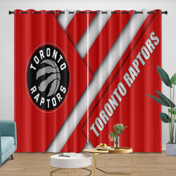 Toronto Raptors Curtains Blackout Window Drapes Room Decoration (Online Order Only)