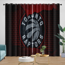 Toronto Raptors Curtains Blackout Window Drapes Room Decoration (Online Order Only)