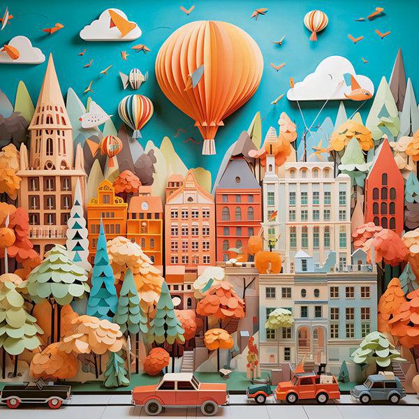 Townscape Paper-Like 1000 Piece Jigsaw Puzzle Heye (ONLINE ORDER ONLY)