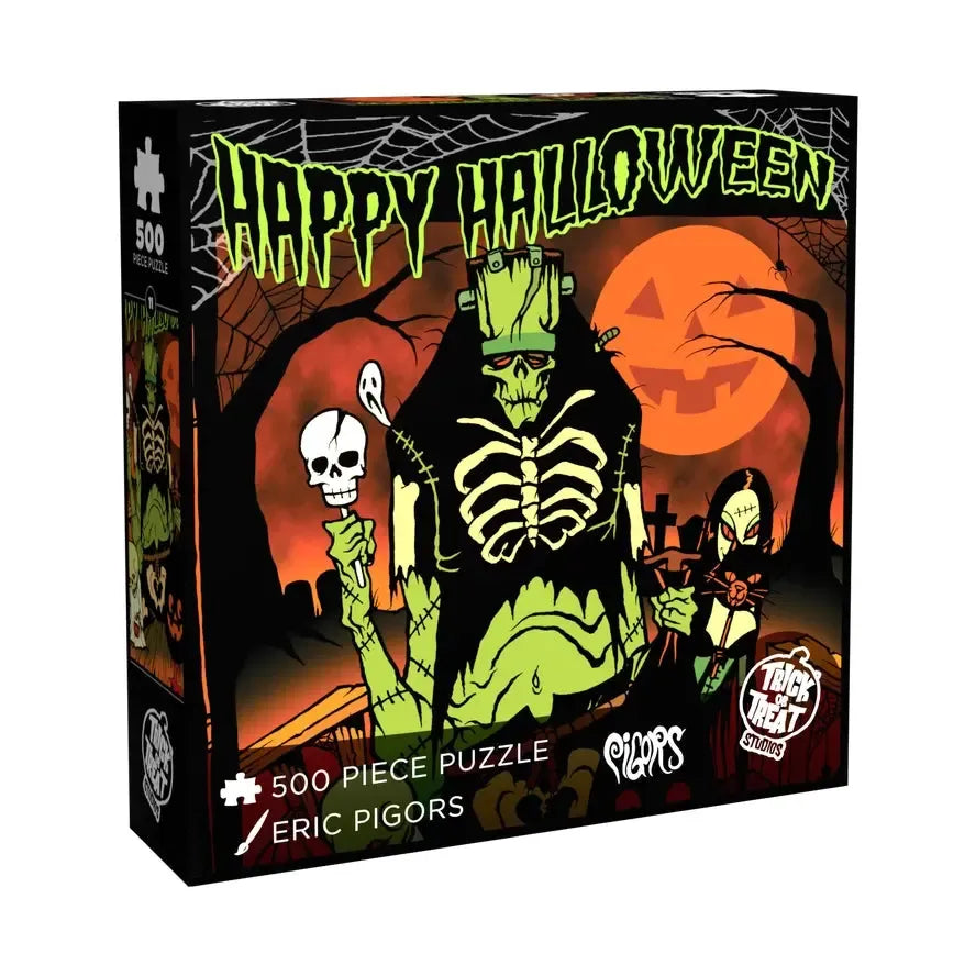 Toxictoons Happy Halloween 500 Piece Jigsaw Puzzle TOTS (ONLINE ORDER ONLY)