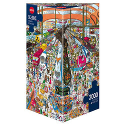 Train Station 2000 Piece Jigsaw Puzzle Heye (ONLINE ORDER ONLY)