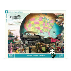 Trains Across America 1500 Piece Jigsaw Puzzle NYPC (ONLINE ORDER ONLY)