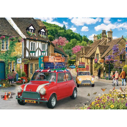 Travelling Mini Cooper 1000 Piece Jigsaw Puzzle Eurographics (ONLINE ORDER ONLY)
