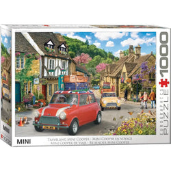 Travelling Mini Cooper 1000 Piece Jigsaw Puzzle Eurographics (ONLINE ORDER ONLY)