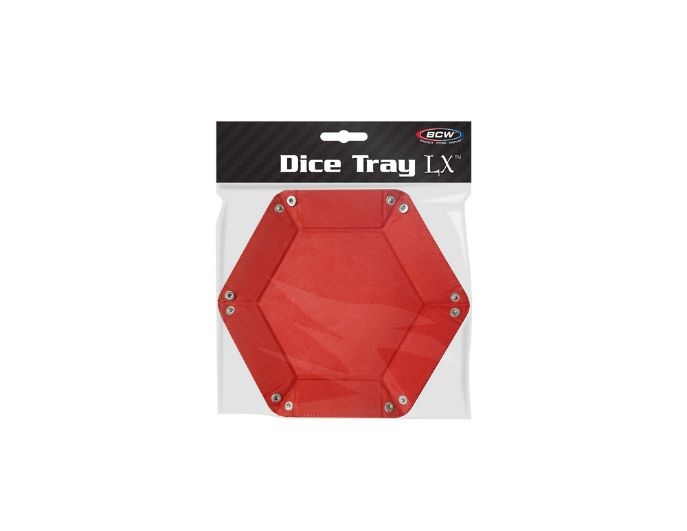 Hexagon Dice Tray- Red