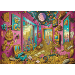 Treasure Trove 1000 Piece Jigsaw Puzzle Trippy (ONLINE ORDER ONLY)
