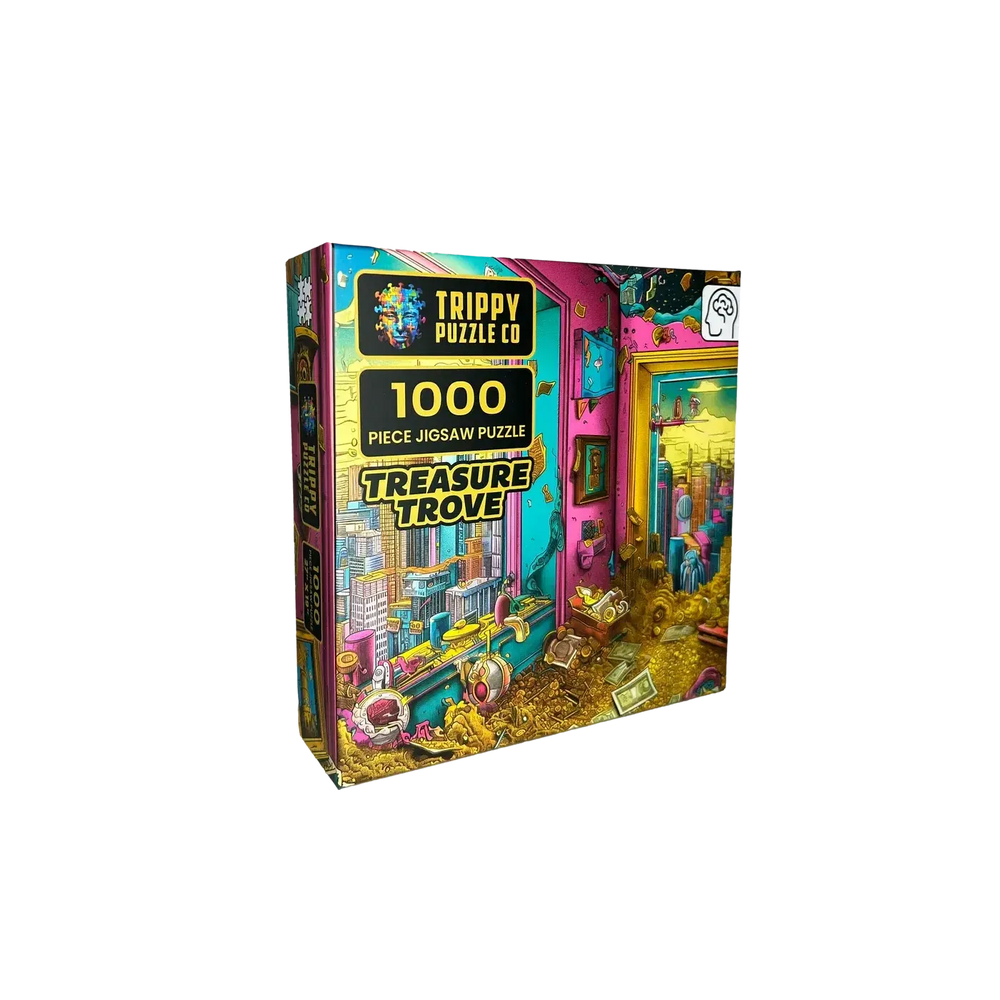 Treasure Trove 1000 Piece Jigsaw Puzzle Trippy (ONLINE ORDER ONLY)