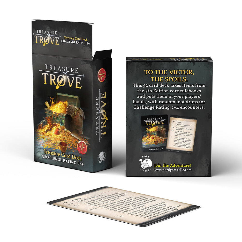 Treasure Trove Deck CR 1-4 (5E) (ONLINE ORDER ONLY)