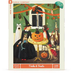 Tricks & Treats by Janet Hill 500 Piece Jigsaw Puzzle NYPC (ONLINE ORDER ONLY)