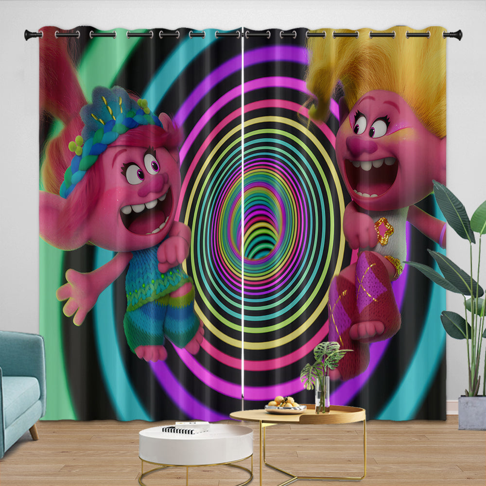 Trolls Adventure Curtains Blackout Window Drapes (Online Order Only)