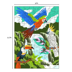 Tropical Birds 99 Piece Mini Jigsaw Puzzle Puzzledly (ONLINE ORDER ONLY)