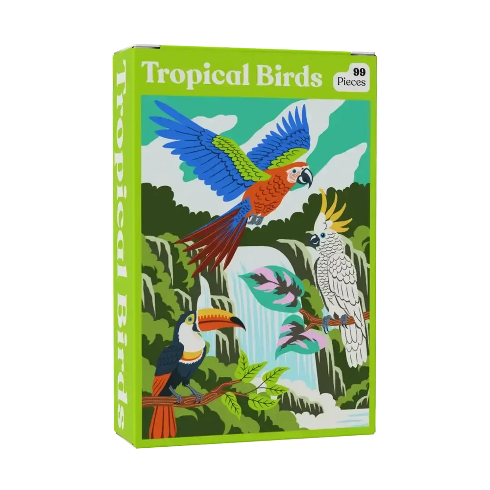 Tropical Birds 99 Piece Mini Jigsaw Puzzle Puzzledly (ONLINE ORDER ONLY)