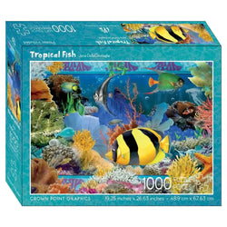 Tropical Fish 1000 Piece Soft Touch Jigsaw Puzzle Crown Point (ONLINE ORDER ONLY)
