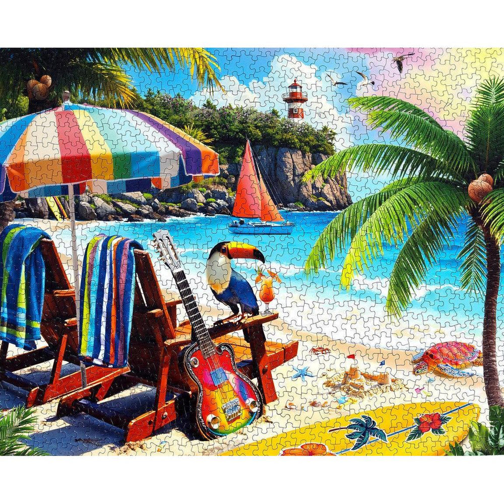Tropical Paradise 1000 Piece Jigsaw Puzzle Springbok (ONLINE ORDER ONLY)