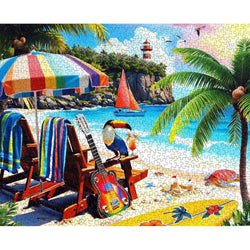 Tropical Paradise 1000 Piece Jigsaw Puzzle Springbok (ONLINE ORDER ONLY)