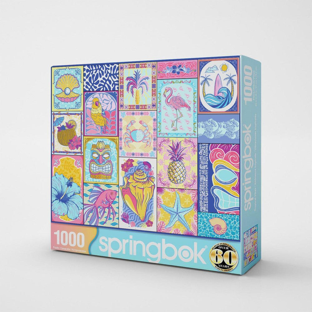 Tropical Vibes 1000 Piece Jigsaw Puzzle Springbok (ONLINE ORDER ONLY)