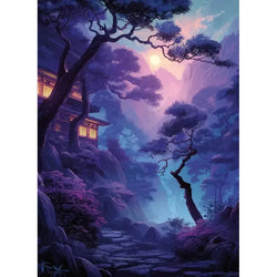 Twilight in Violet 1000 Piece Jigsaw Puzzle Final Piece (ONLINE ORDER ONLY)
