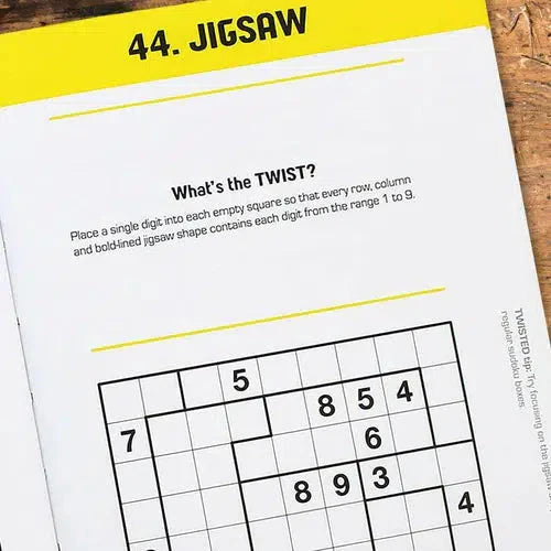Twisted Sudoku Puzzle Book Ginger Fox (ONLINE ORDER ONLY)