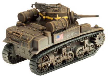 Flames of War: American M3 Stuart Light Tank Platoon (Mid War)