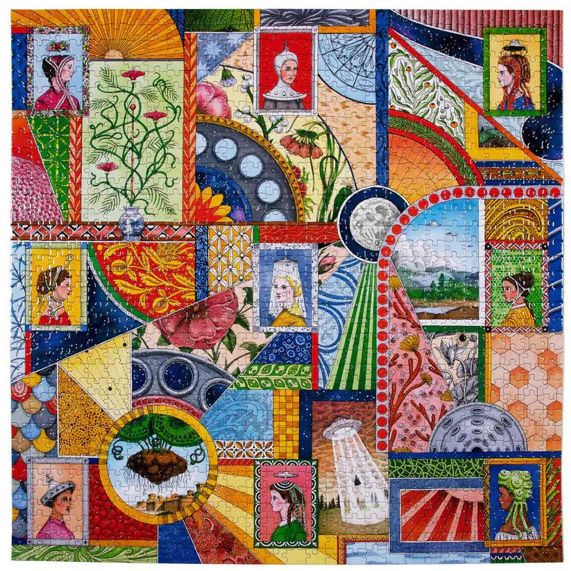 UFO Victorian Ladies 1000 Piece Jigsaw Puzzle eeBoo (ONLINE ORDER ONLY)