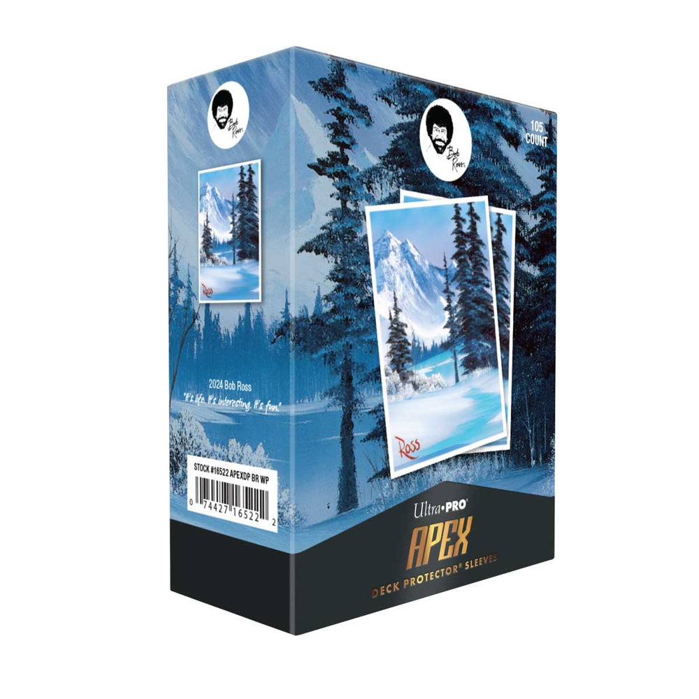 Ultra PRO: Standard 105ct Sleeves (APEX) - Bob Ross (Winter Paradise) (ONLINE ORDER ONLY)