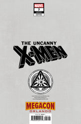 [Signed by Tony Daniels] [Foil] Uncanny X-Men #7 Unknown Comics David Nakayama Exclusive Virgin MEGACON 2025 Var [IN STOCK] (ONLINE ORDER ONLY)