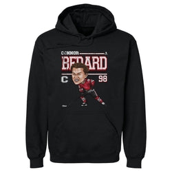 Connor Bedard Chicago Cartoon WHT