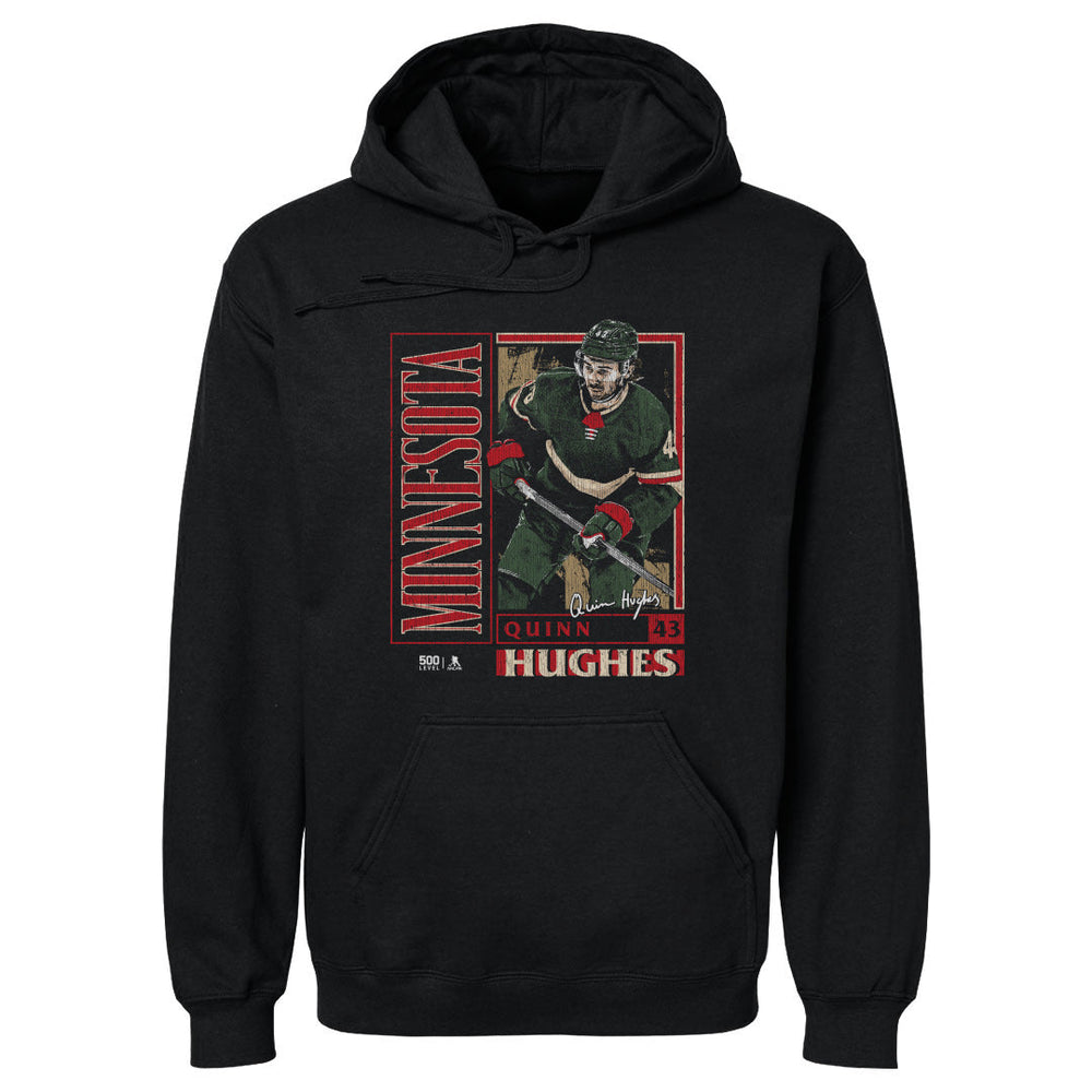 Quinn Hughes Minnesota Vintage Card WHT (ONLINE ORDER ONLY)