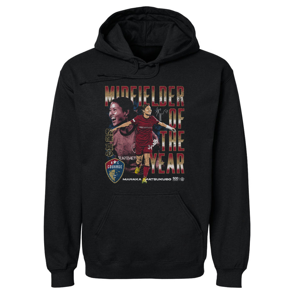 Manaka Matsukubo North Carolina Courage 2025 Midfielder Of The Year WHT (ONLINE ORDER ONLY)