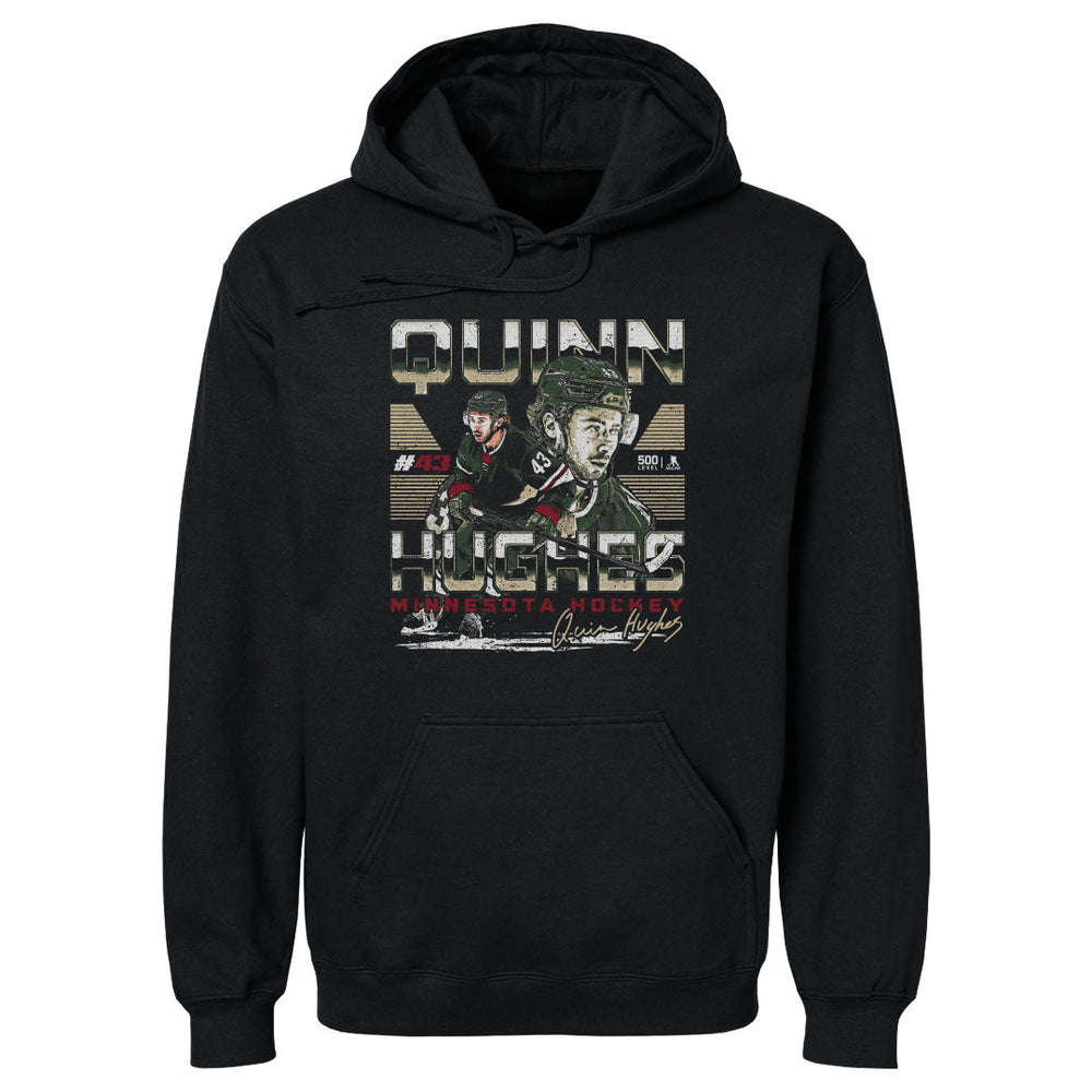 Quinn Hughes Minnesota Dual WHT (ONLINE ORDER ONLY)
