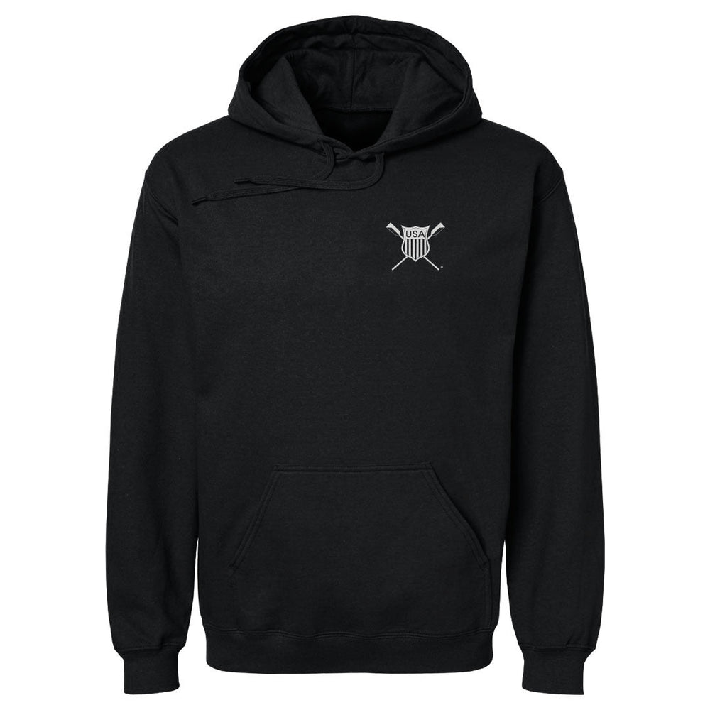 USRowing Emblem Pocket White WHT (ONLINE ORDER ONLY)