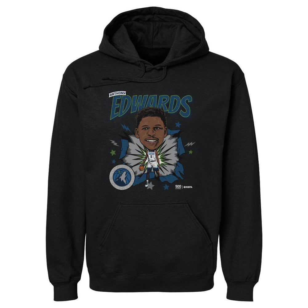Anthony Edwards Minnesota Timberwolves Caricature Retro WHT (ONLINE ORDER ONLY)