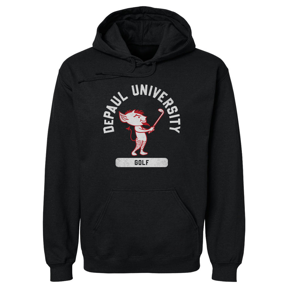 DePaul Blue Demons Mascot Golf WHT (ONLINE ORDER ONLY)