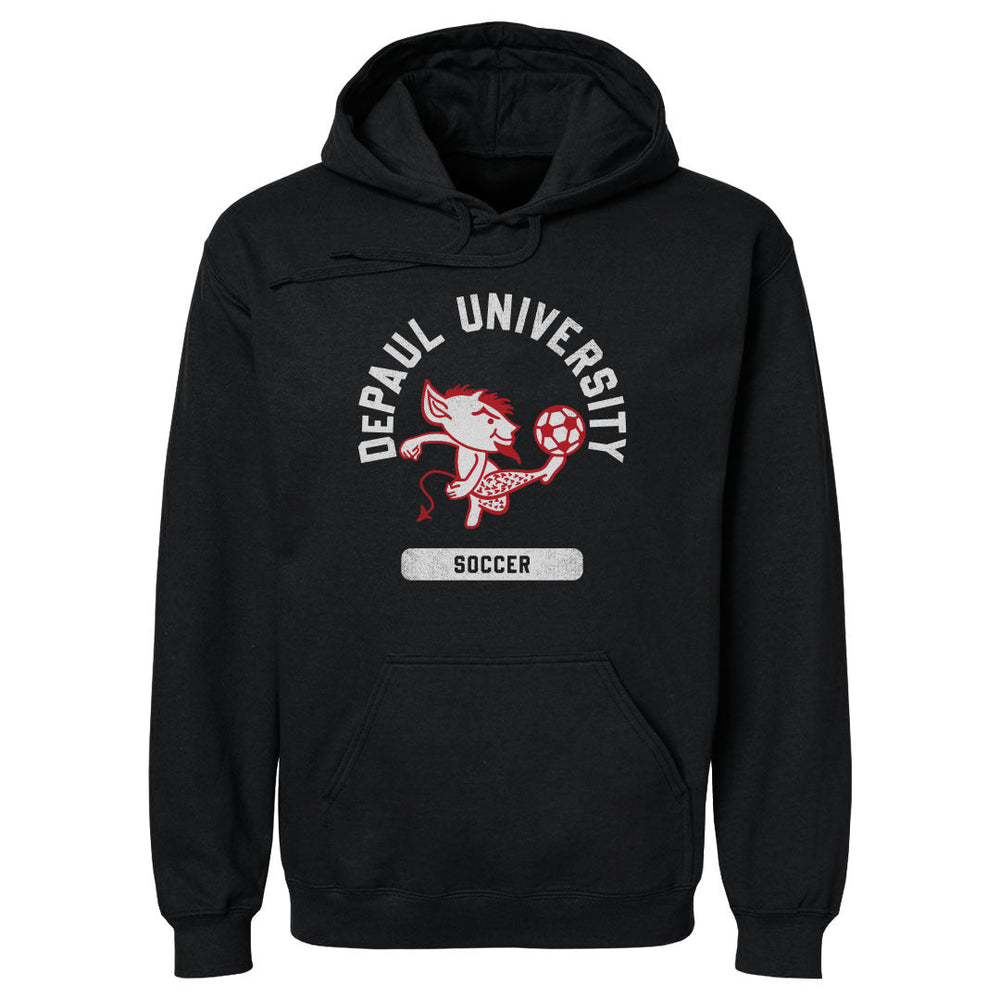 DePaul Blue Demons Mascot Soccer WHT